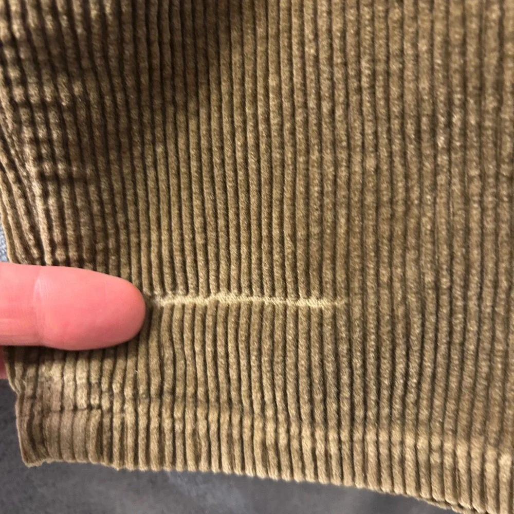 VTG Polo Ralph Lauren Corduroy Pants Mens 33x31 Brown Pleated Made in USA